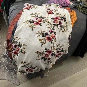 High Low Flowy Skirt